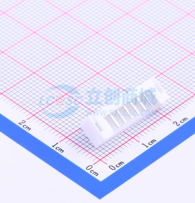 1x9P 间距:2mm 弯插 系列:PH【插件】实物图