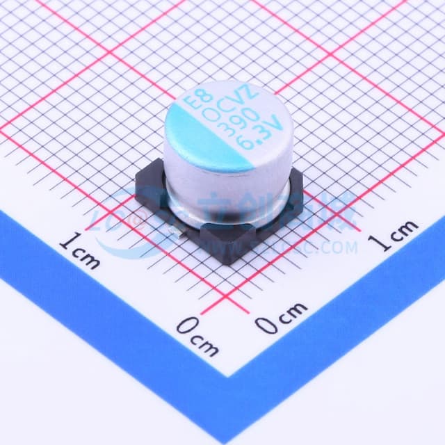 390uF ±20% 6.3V实物图