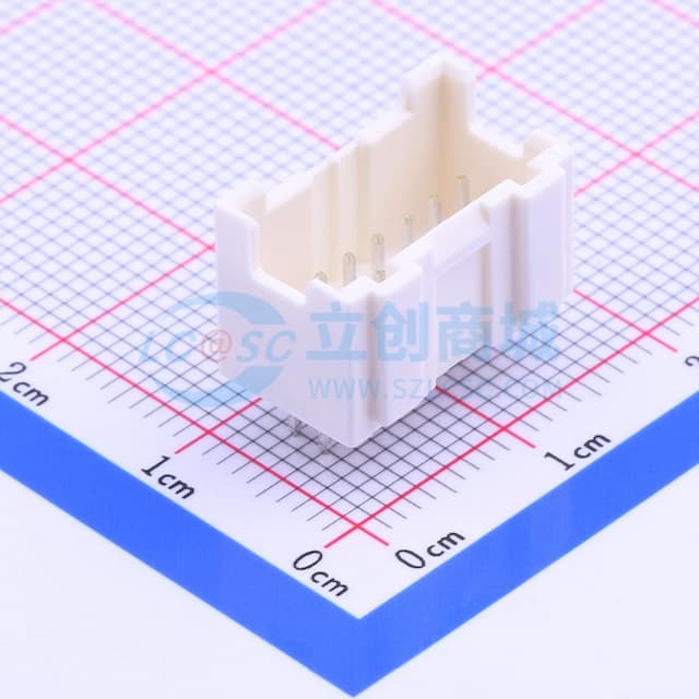 2x7P 间距:2mm 直插 系列:PAD 【插件】实物图
