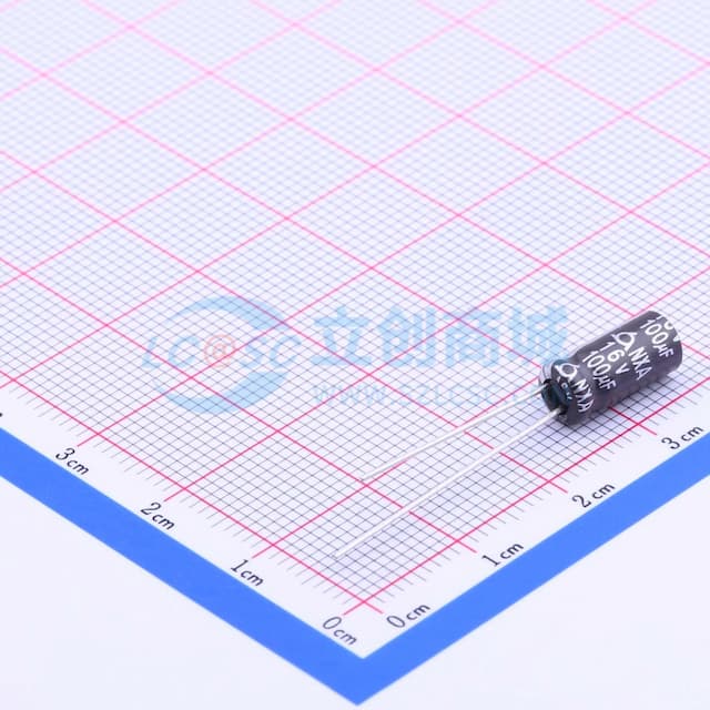 100uF ±20% 16V 【引线】实物图