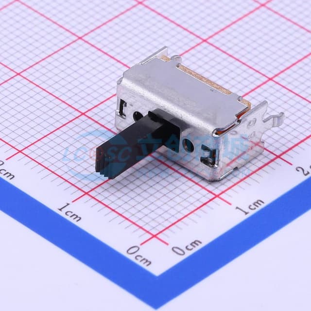 8.5(H)mm, 2mm-travel 滑动开关【拨动】实物图