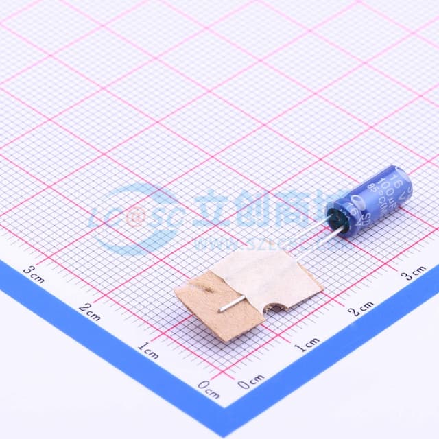 100uF ±20% 16V 【引线】实物图