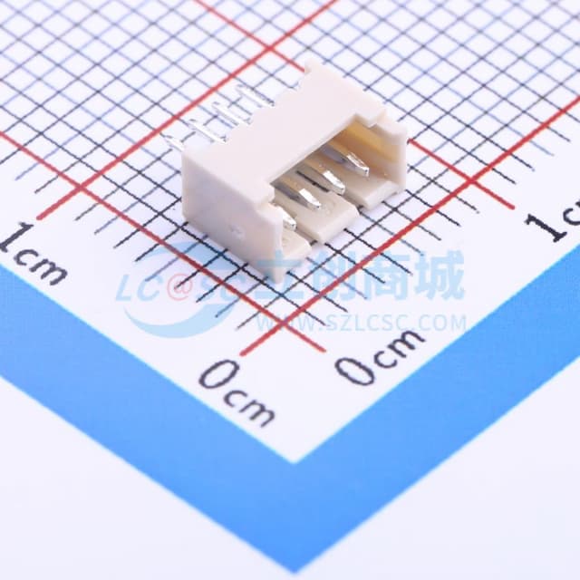 1x4P 间距:1.25mm 直插 【插件】实物图