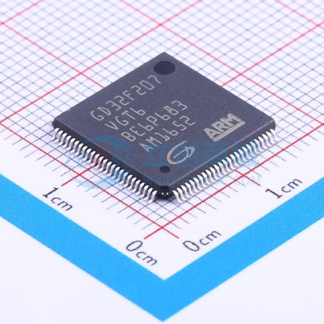 GD32F207VGT6实物图