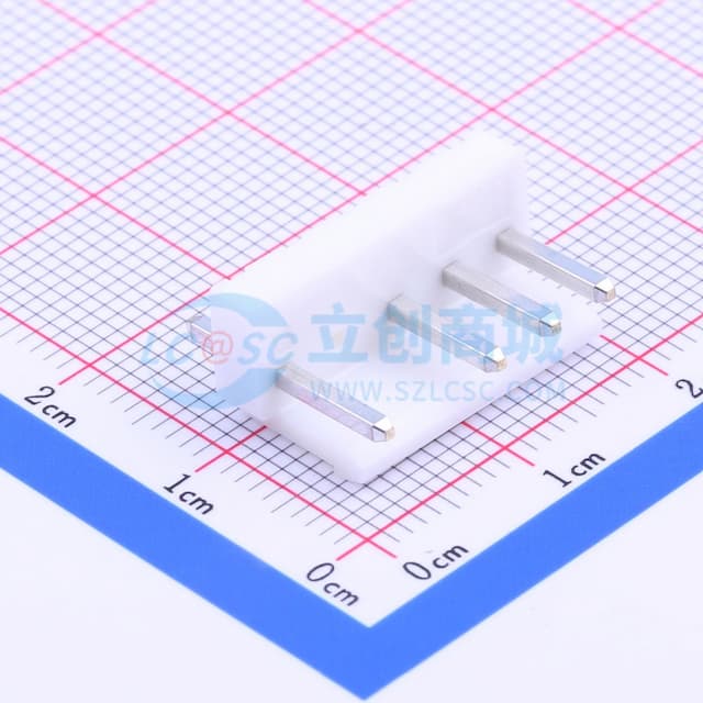 1x5P(缺1P) 间距:3.96mm 直插 系列:VH 【插件】实物图
