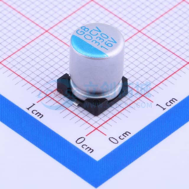 330uF ±20% 16V实物图
