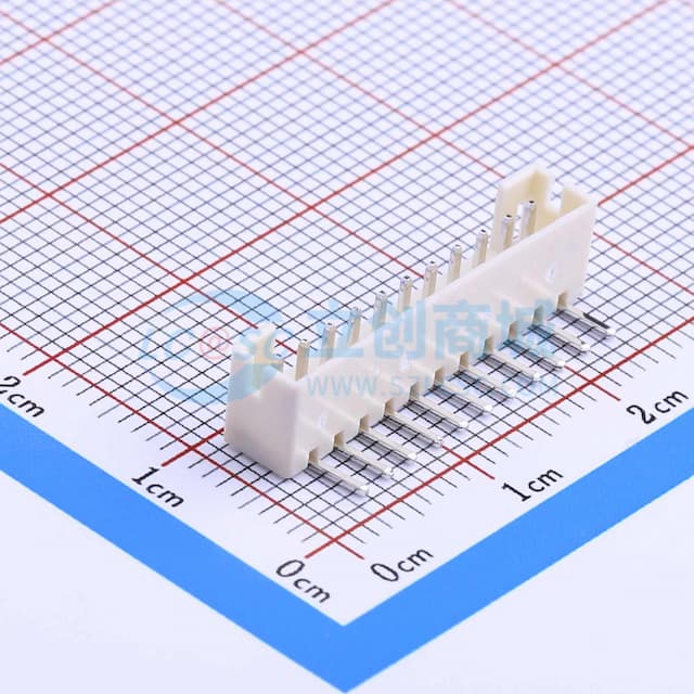1x11P 间距:2mm 弯插 系列:PH 【插件】实物图