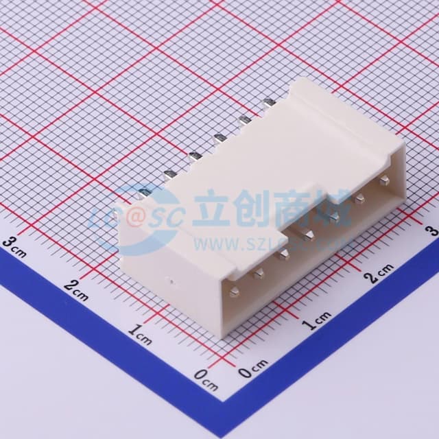 1x7P 间距:3.96mm 直插 系列:VH 【插件】实物图