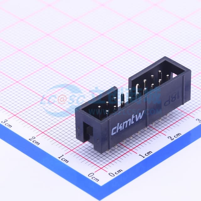 2.54mm 2x9P 排数:2 每排P数:9 【ID】实物图