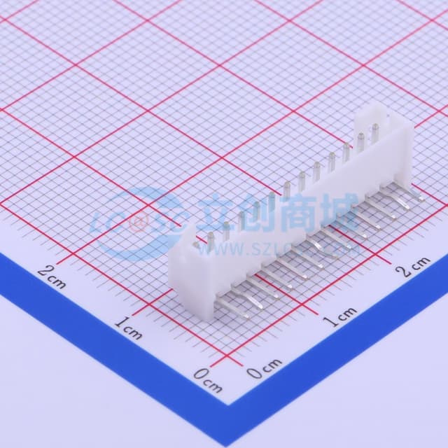 1x13P 间距:2mm 弯插 系列:PH 【插件】实物图