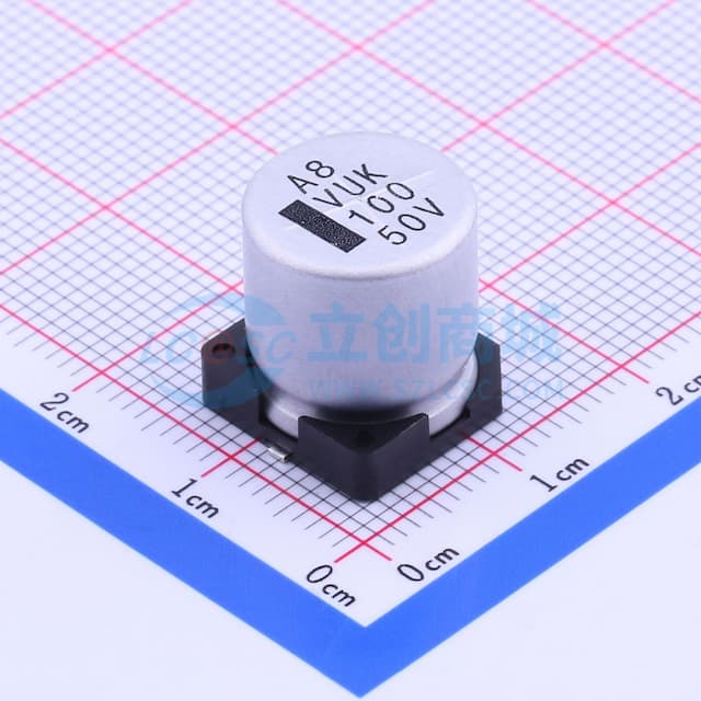 100uF ±20% 50V实物图