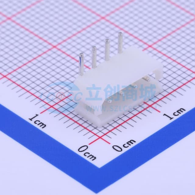 1x4P 间距:2.5mm 弯插 系列:Mini-SPOX(5264) 【插件】实物图