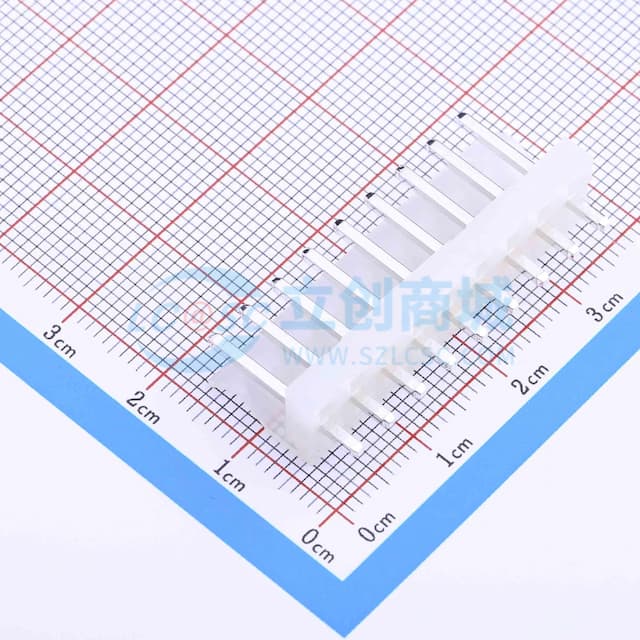 1x9P 间距:3.96mm 直插 系列:CH 【插件】实物图