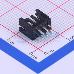 黑色 2x3P 间距:2mm 直插【插件】缩略图