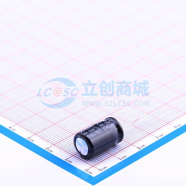 330uF ±20% 50V 【引线】实物图