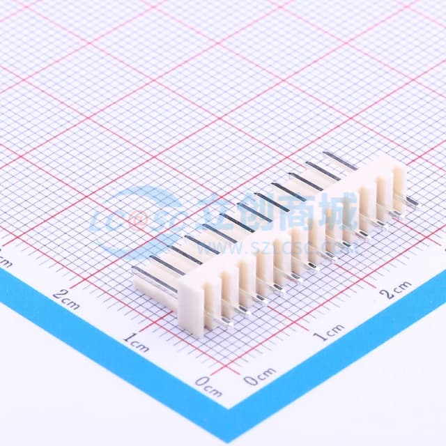 间距:2.54mm 1x12P 【插件】实物图