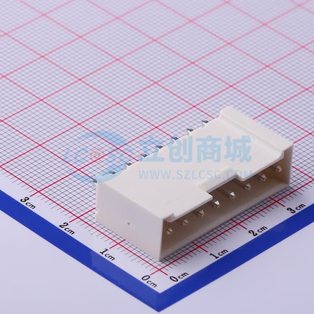 1x8P 间距:3.96mm 直插 系列:VH 【插件】实物图