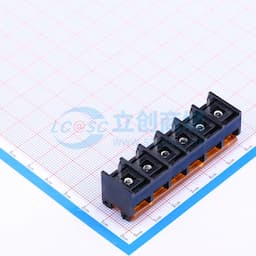 9.5mm 1x6P 每排P数:6 排数:1 直针 边脚 【栅栏】缩略图