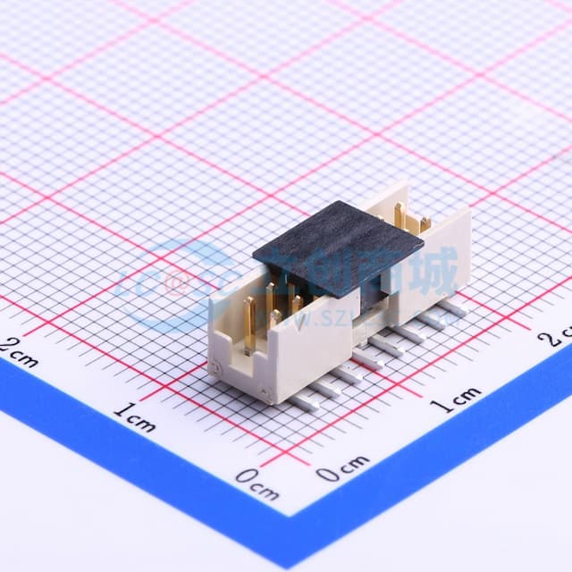 奶油色 间距:2mm 2x8P 立贴实物图