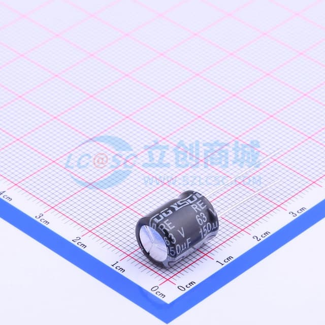150uF ±20% 63V 【引线】实物图