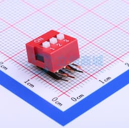 2.54mm 平拨,凸起式 3位【拨码】缩略图