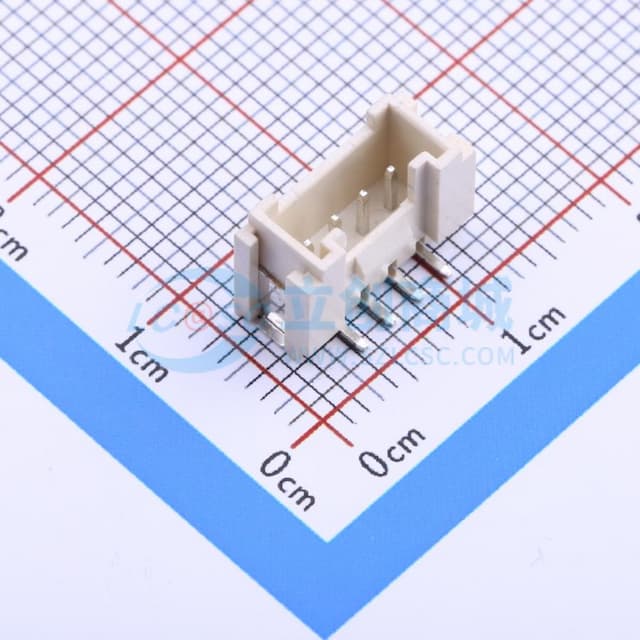 1x4P 间距:2mm 立贴 系列:HY实物图