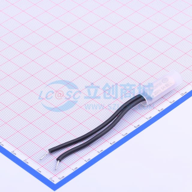 常闭B 动作温度：85℃ 5A实物图