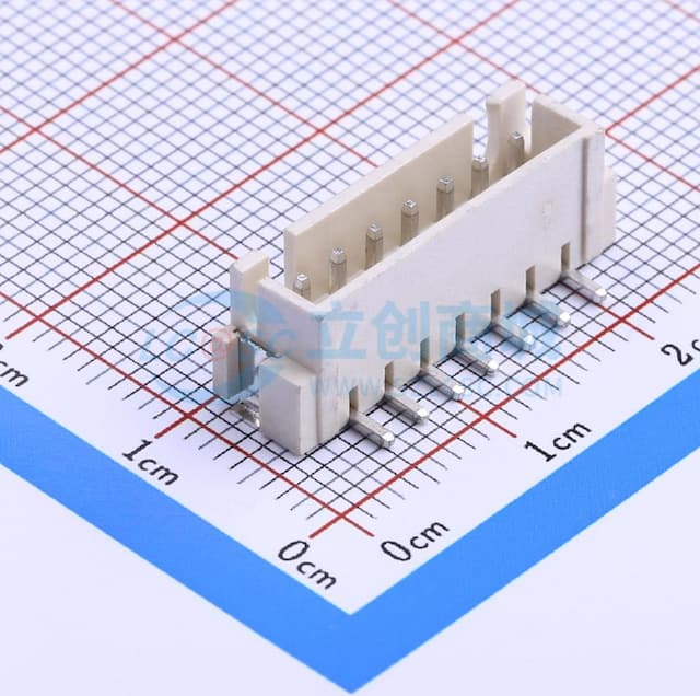 1x7P 间距:2.5mm 立贴 系列:XH实物图