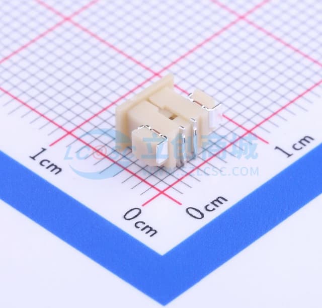 间距:1.25mm 1x2P实物图