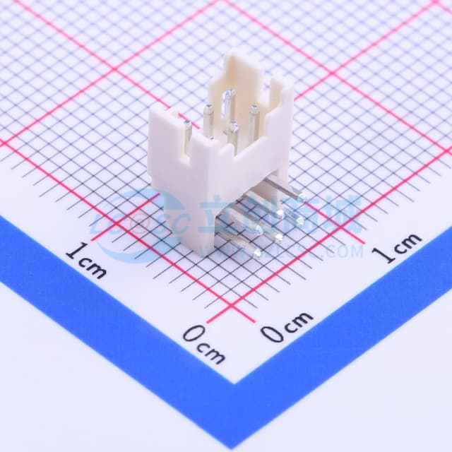 2x3P 间距:2mm 弯插 系列:PHD【插件】实物图