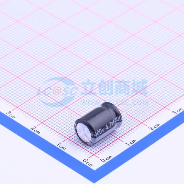 4.7uF ±20% 400V 【插件】实物图