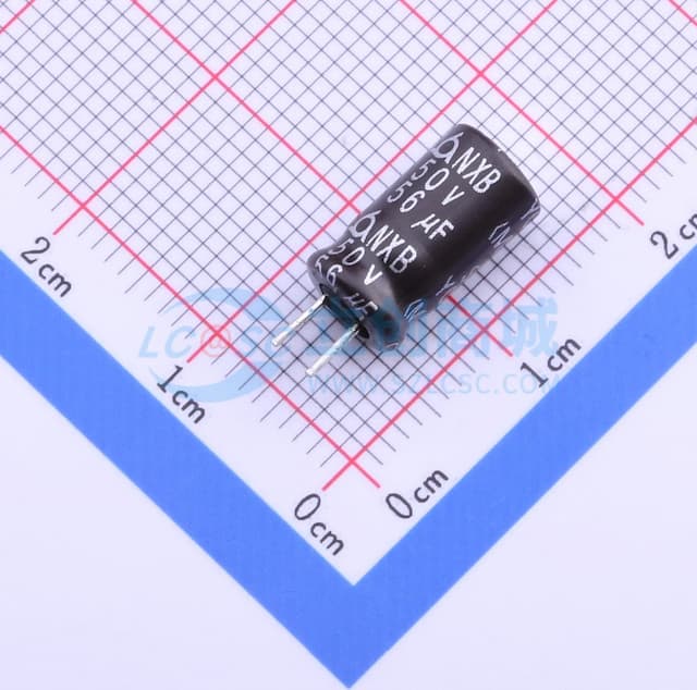 56uF ±20% 50V 【引线】实物图