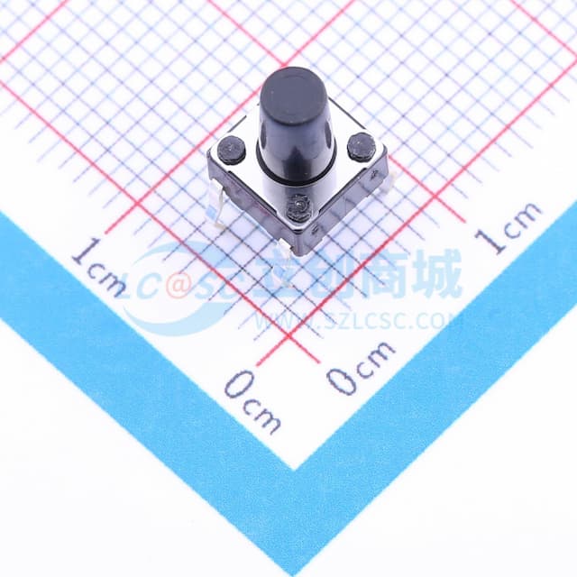 6*6*9.5mm 直插 轻触开关 【轻触】实物图