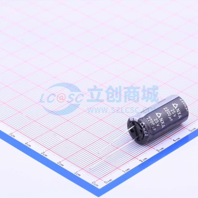 2200uF ±20% 25V 【插件】实物图