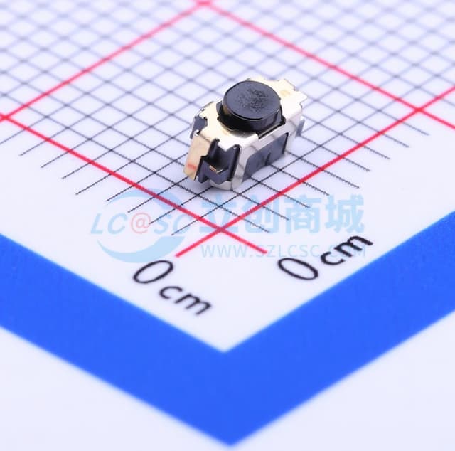 【沉板焊接】4.5*2.6*2.2mm 卧贴 轻触开关实物图