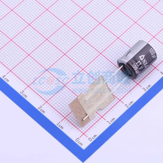 100uF ±20% 63V 【引线】实物图