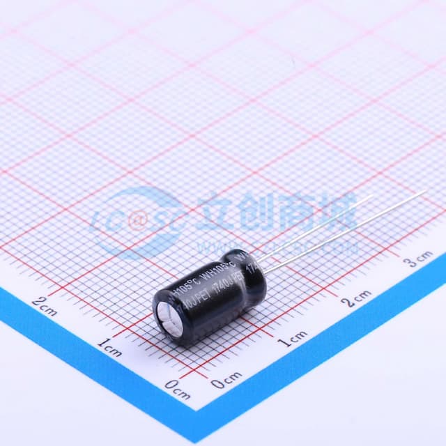 10uF ±20% 100V 【引线】实物图