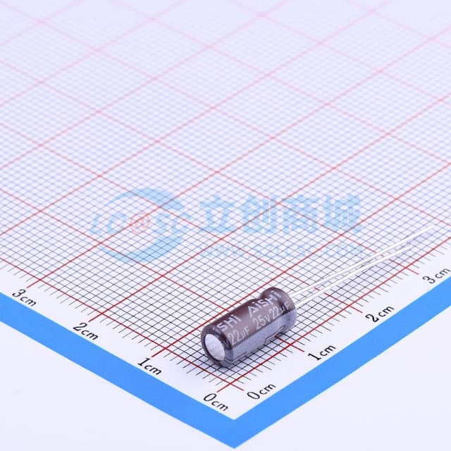 22uF ±20% 25V 【引线】实物图