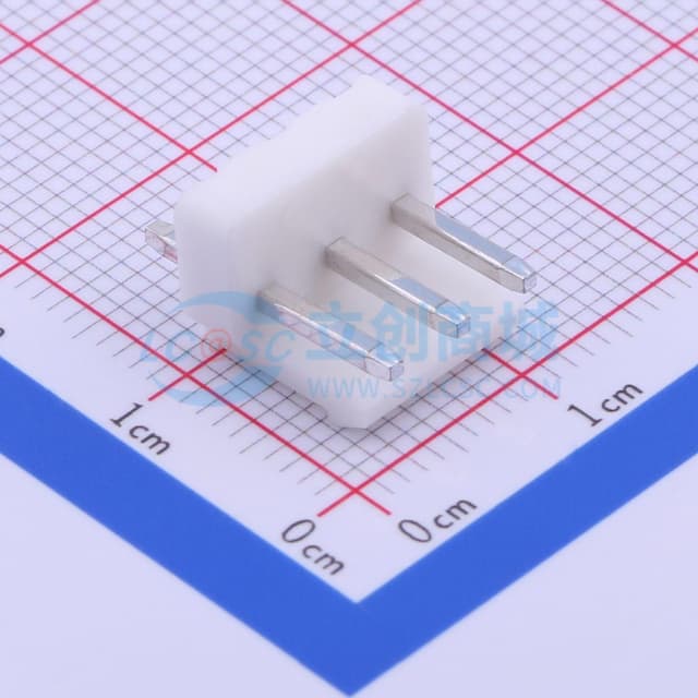 白色 间距:3.96mm 1x3P【插件】实物图