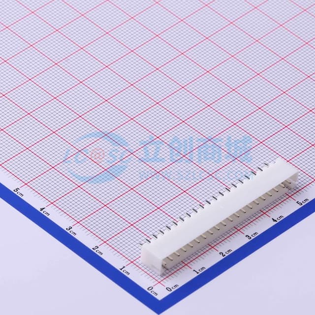 1x20P 间距:2.5mm 直插 系列:XH 【插件】实物图