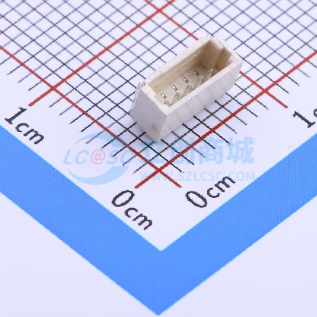 1x5P 间距:1mm 卧贴 系列:SH实物图