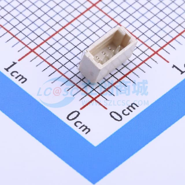 1x4P 间距:1mm 卧贴 系列:SH实物图