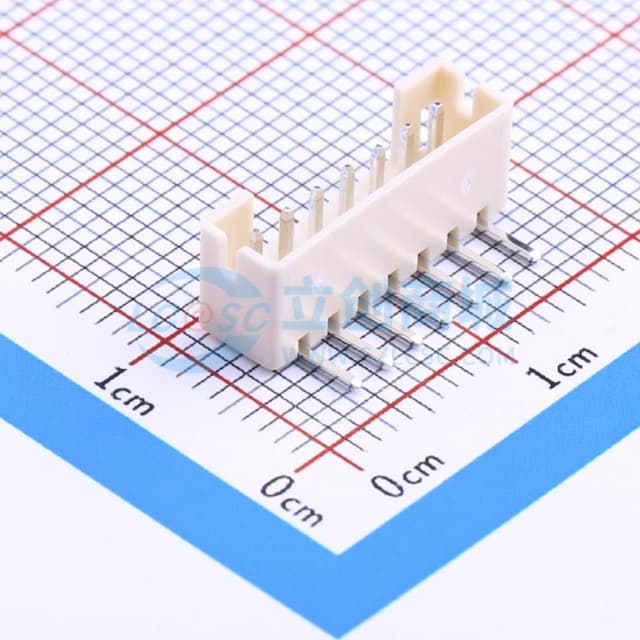 1x7P 间距:2mm 弯插 系列:PH 【插件】实物图