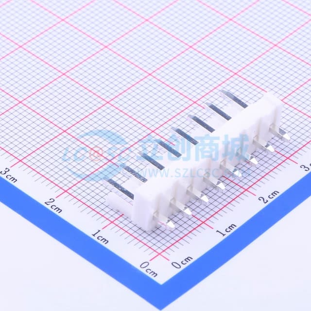 1x8P 间距:3.96mm 直插 系列:VH 【插件】实物图