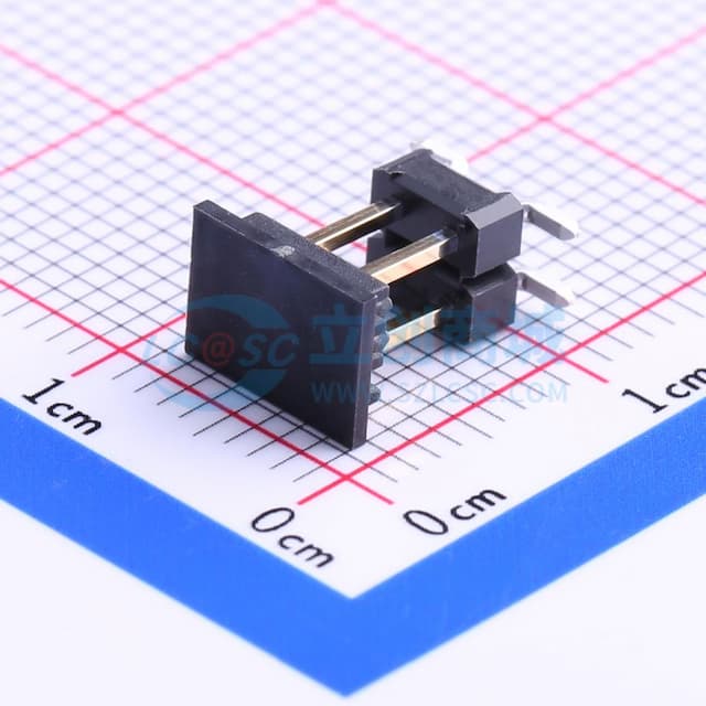 2x2P 间距:2.54mm 方针 立贴实物图