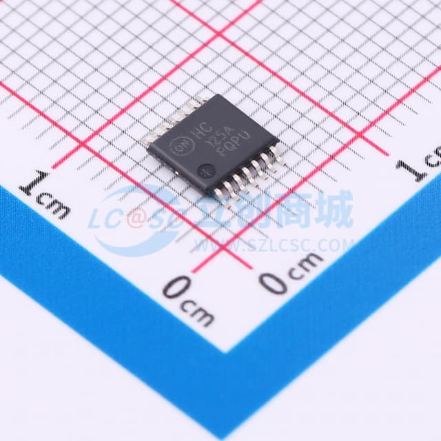 三态输出，四路缓冲器实物图