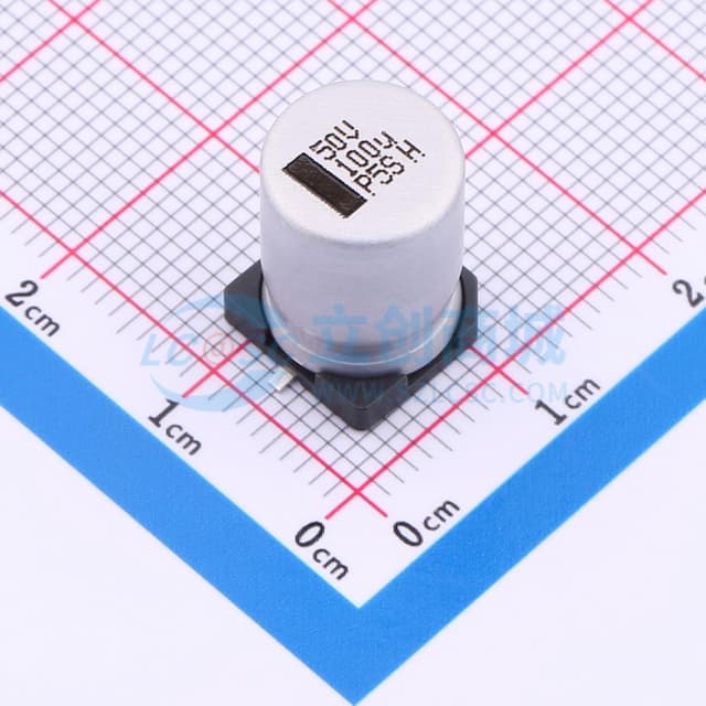 100uF ±20% 50V实物图