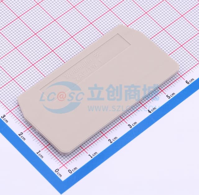 Z弹片式接线端子附件-端板实物图