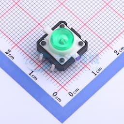 带灯开关 绿色12.0mm*12.0mm 【带灯】缩略图