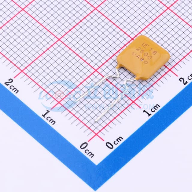 PTC 16V POLYFUSE RADIAL LEADS 2.50A实物图